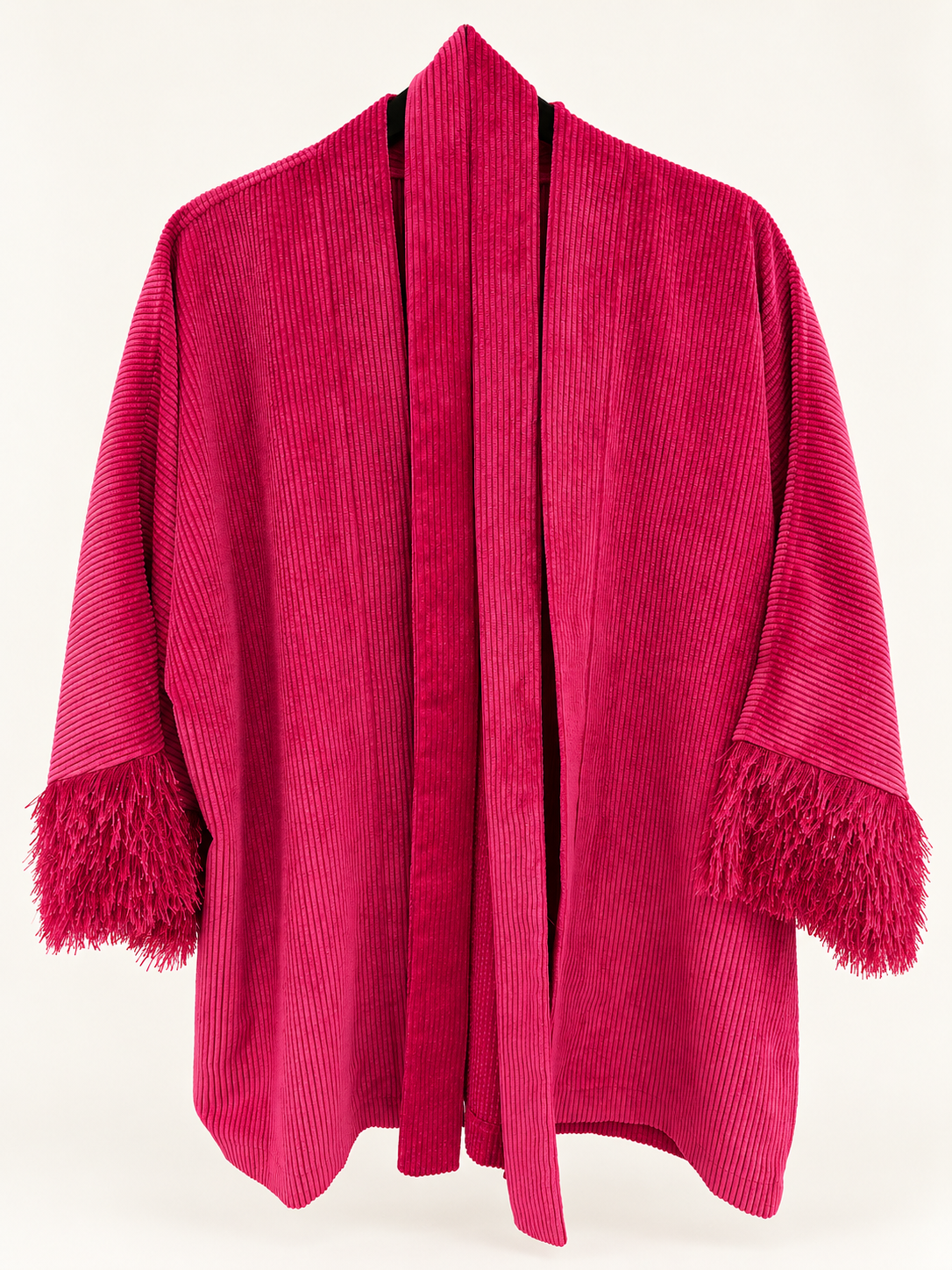 Fuksia velvetist kimono